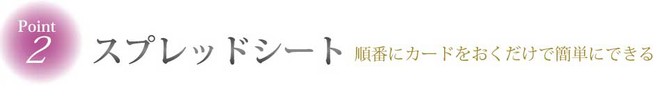 スプレッドシート　順番にカードをおくだけで簡単にできる